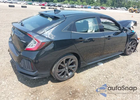 2018 Honda Civic Sport из США, поврежденный, VIN SHHFK7G43JU214441